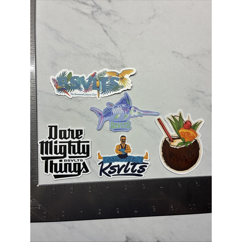 RSVLTS Lot of 5 Stickers (The Roosevelts)